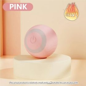 Interaktív macska játék golyó-2,0 - Rózsaszín