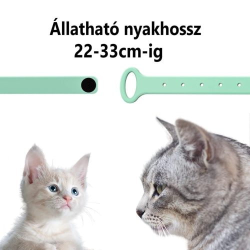 Lézeres macskajátszó nyakörv - Zöld