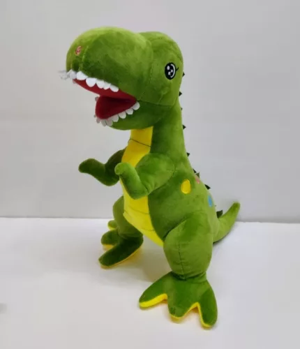 Zöld T-Rex Plüss játék-38 cm