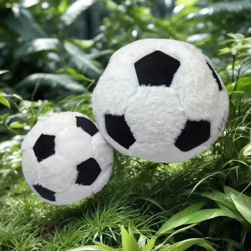 Nagy valósághű futballlabda plüss játék-24cm