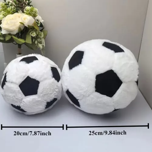 Nagy valósághű futballlabda plüss játék-24cm
