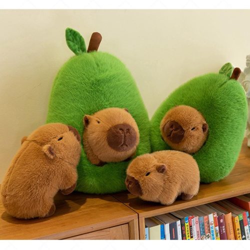 Capybara plüss játék avokádó oduban 38cm