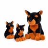Ülő Rottweiler plüss játék 1db-32 cm