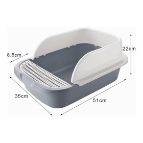 Fröccsenésmentes macska alomtálca - Nagy