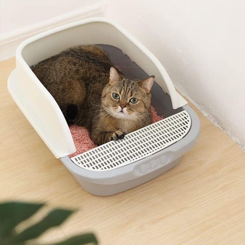 Fröccsenésmentes macska alomtálca - Nagy