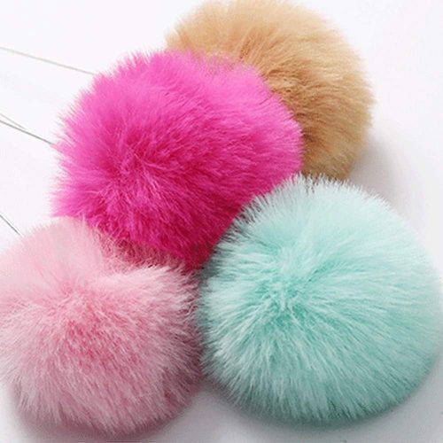 Macska csörgős játékpálca -Plüss gombóc