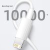 Gyors hálózati töltő 2 x USB porttal + Lightning kábel 3A