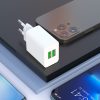 Gyors hálózati töltő 2 x USB porttal + Lightning kábel 3A