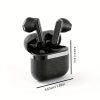 Q52 TWS Bluetooth Fülhallgató Érintésvezérléssel-Műbőr Textúra 