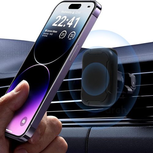 Mágneses autós telefontartó szellőzőrácsra - univerzális méret