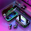 E10 MiPods ,Bluetooth Gamer Fülhallgató LCD kijelzővel -2000mAh Vésztöltő