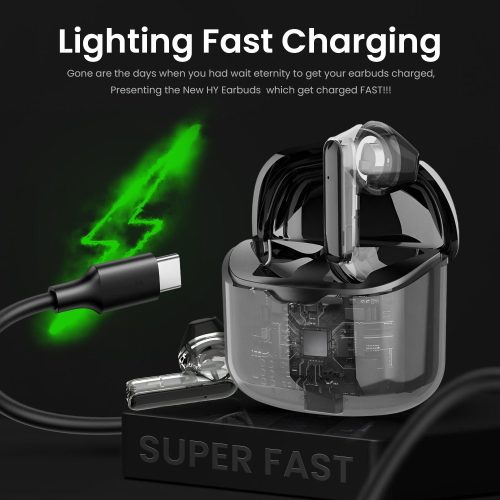 E10 MiPods ,TWS Bluetooth Gamer Fülhallgató LCD kijelzővel