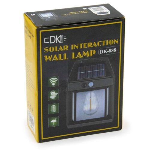 Solar Mozgásérzékelő Napelemes Kültéri Lámpa-DK-888