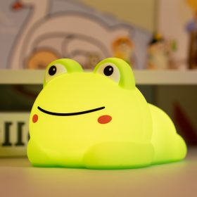   Puhatapintású Béka Szilikon Éjszakai Fény – Színes és Meleg fényű