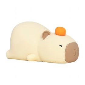   Puhatapintású Capybara Szilikon Éjszakai Fény – Színes fényű