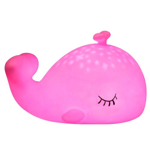 Puhatapintású Bálna Szilikon Éjszakai Fény – Színes és Meleg fényű