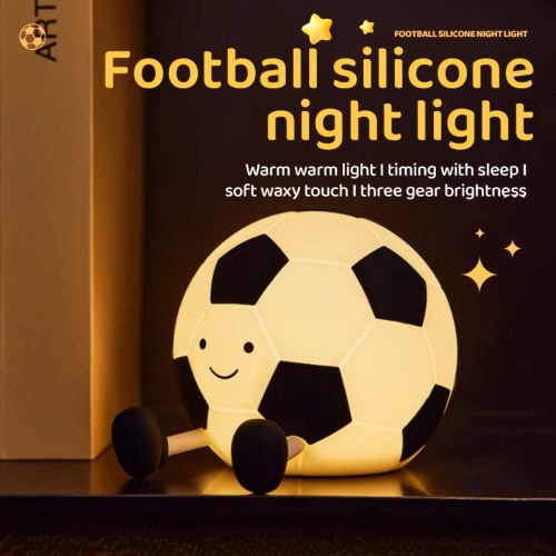 Aranyos szilikon football éjszakai fény
