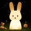 Bunny Szilikon Éjszakai Fény – Puha Tapintású LED Lámpa