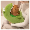 Capybara plüss játék dinoszaurusz szájában 32cm