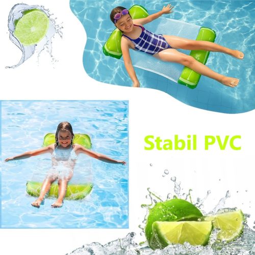 Felfújható vízi függőágy,hálómatrac gyümölcs mintával -130x70cm