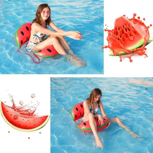 Felfújható vízi függőágy,hálómatrac gyümölcs mintával -130x70cm