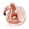 Csillámos flamingó felfújhatós úszógumi levehető napfényvédővel - 85cm