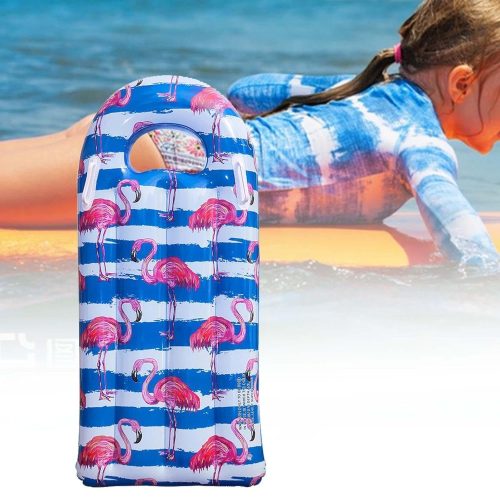 Felfújható flamingós strandmatrac gyerekeknek -110cm