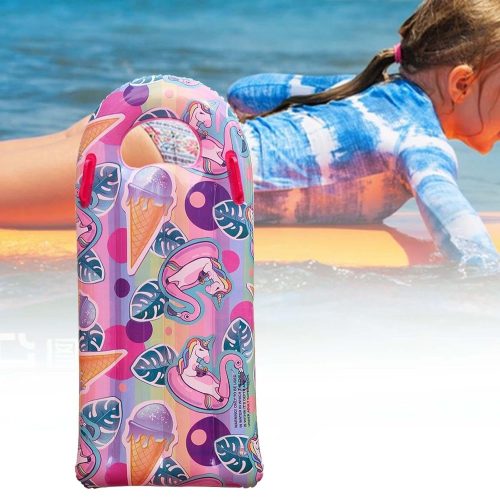 Felfújható unikornis mintájú strandmatrac gyerekeknek -110cm
