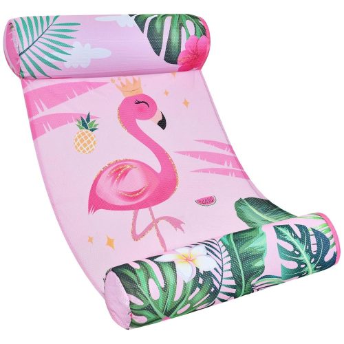 Felfújható strandmatrac flamingó mintával-112x65cm