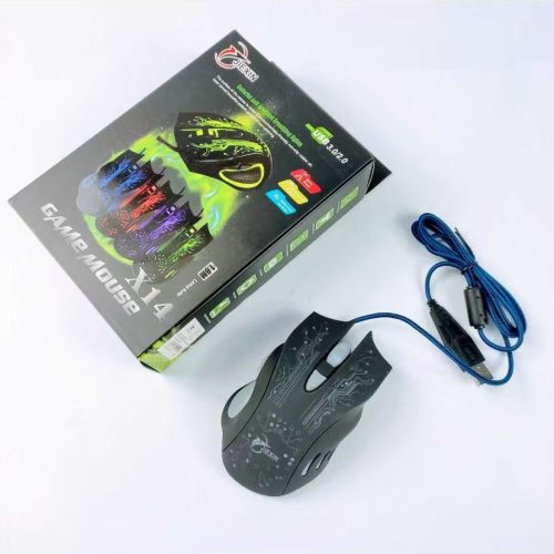 X14 Vezetékes Gamer Egér X14 LED világítással