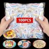 Konyhai frissentartó tárolóhuzat csomag 100 db, Színes