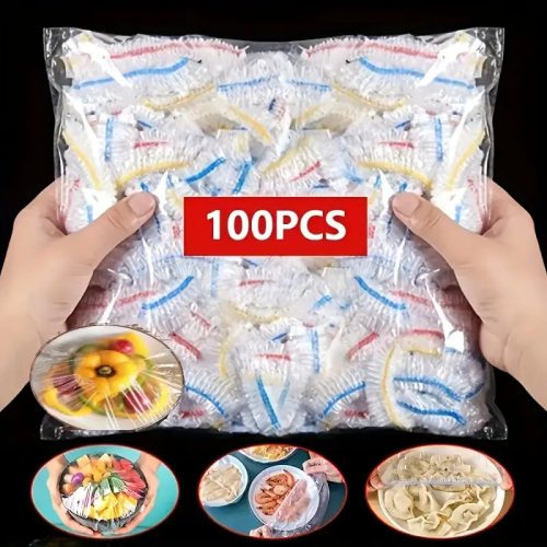 Konyhai frissentartó tárolóhuzat csomag 100 db, Színes