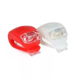 LED szilikon kerékpár lámpák - elöl és hátul 2 db