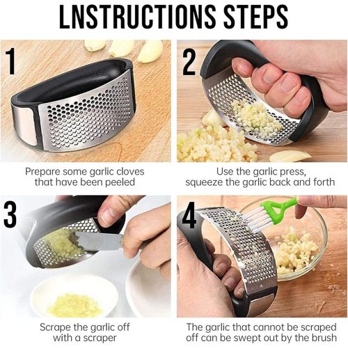 Rozsdamentes Fokhagymaprés