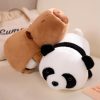 Átalakítható panda–capybara plüssfigura 35cm