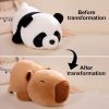 Átalakítható panda–capybara plüssfigura 35cm