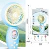 Hordozható Labubu mini kézi ventilátor 