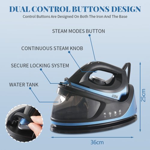 WinningStar ST-5005 prémium gőzölős vasaló kerámia talppal 2250W