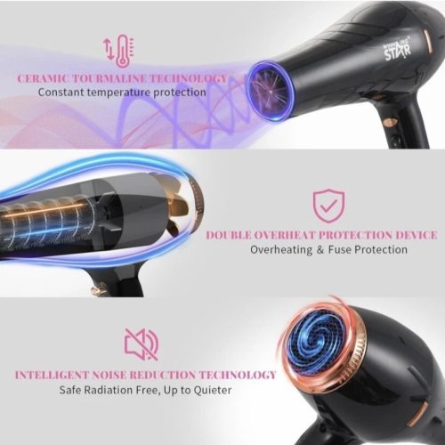 WinningStar Professzionális Hajszárító - 2000W