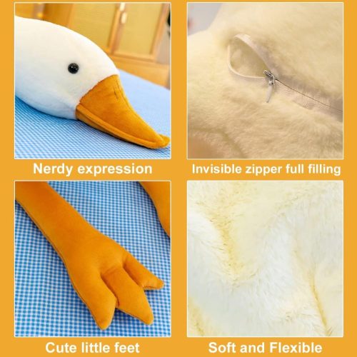 Óriás Nyugtató Plüss Liba-90cm