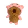 Rózsaszín Jelmezes Plüss Capybara-30cm