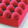 Buborék mintás szilikon forma-négyzet 21,5 cm