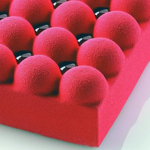 Buborék mintás szilikon forma-négyzet 21,5 cm