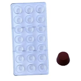 Polikarbonát bonbon forma-Tölcsér minta