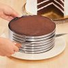 Állítható torta és piskóta szeletelő-15-20cm