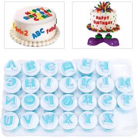 Nagybetűs sütemény kiszúró fondant forma