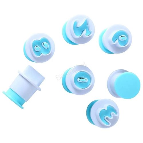 Szám rugós fondant és marcipán kiszúró-10 db