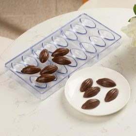 Polikarbonát bonbon forma-mandula alak