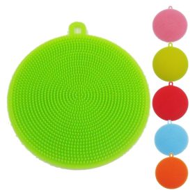 Szilikon mosogatószivacs, kerek