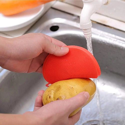 Szilikon mosogatószivacs, kerek